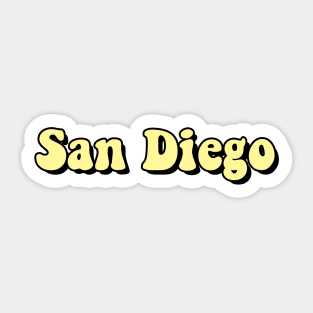 San Diego Yella Sticker